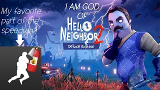 WR FIRST EVER SUB 2:50 Hello Neighbor 2 speedrun any% 02:49:386