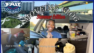 FAU MOVING VLOG 2023| EMPTY DORM TOUR of IVA + APT| SUMMER EDITION ❤️💙