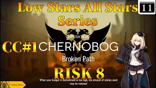 Arknights CC#1 Broken Path Day 11 Risk 8 + Challenge Guide Low Stars All Stars