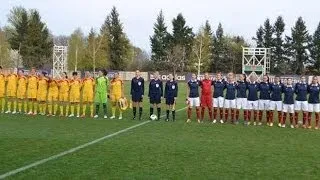 Féminine B : Buts de Roumanie-France : 1-2