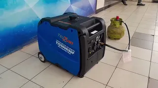 Genset Silent Inverter 5 Kva Duel Fuel LPG dan Bensin Tsuzumi TIG5000ISDF