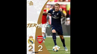 Real Madrid 2 (3)-(2) 2 Arsenal (international Champion Cup) HD
