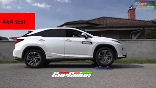 Lexus RX450h 4x4 test on rollers - CarCaine