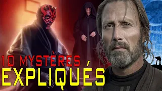 10 MYSTÈRES "STAR WARS" EXPLIQUÉS