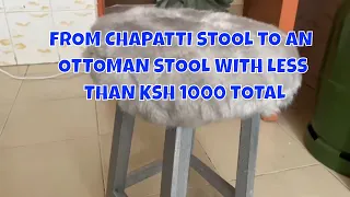diy ottoman stool with less than $10/KSH1000