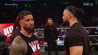 usos confronts Kevin owens sami zayn part 2 SD 5/26/23