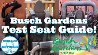 Test Seat Guide: Busch Gardens Tampa Bay | How I Fit In All Test Seats For All Major Attractions