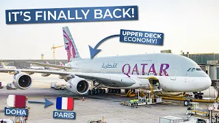 TRIPREPORT | Qatar Airways (ECONOMY) | Doha - Paris CDG | Airbus A380