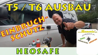 HEOsafe Türsicherung Montage Einbruchschutz Diebstahlschutz Campervan Wohnmobil Vanlife RVing Lemmix