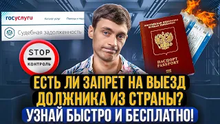 Как проверить запрет на выезд за границу быстро и бесплатно! Самый надежный источник