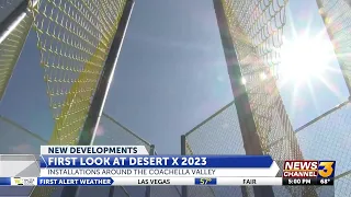 Preview tour of Desert X 2023 art exhibits in Coachella Valley