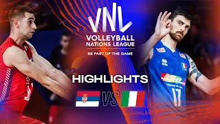 🇷🇸 SRB vs. 🇮🇹 ITA - Highlights Week 2 | Men's VNL 2023