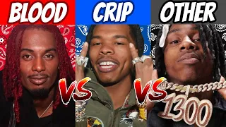 BLOOD vs CRIP vs OTHER GANG RAPPERS! *2022*