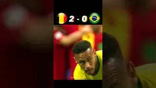 Brazil 1-2 Belgium highlights match | world cup 2018 #FIFA #shorts #neymar