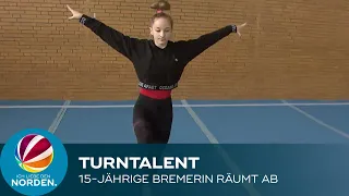 Turntalent aus Bremen: 15-Jährige räumt bei Deutschen Meisterschaften ab