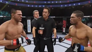 Rafael dos Anjos vs. Kevin Lee (EA Sports UFC 3) - CPU vs. CPU