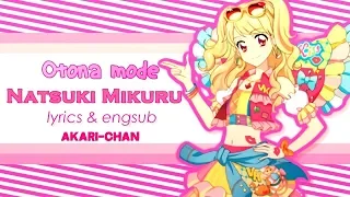 [LYRICS & ENGSUB] Adult mode (Mikuru Solo) - Aikatsu!