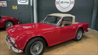 1965,- the TR4A superseded the TR4. significantly revised chassis