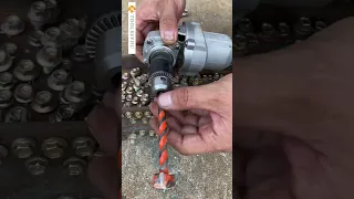 How to convert an angle grinder into a drill