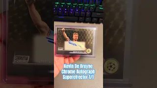 Kevin De Bruyne Chrome Autograph SuperFractor 1/1｜2022-23 Topps StadiumClub UEFA Club Competition｜