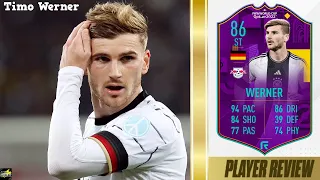 FIFA 23 ROAD TO THE WORLD CUP TIMO WERNER PLAYER REVIEW | 86 RTTW WERNER PLAYER REVIEW