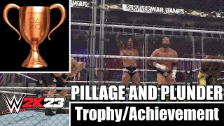 WWE 2K23: Pillage and Plunder (Trophy Guide) Introduce three weapons into a WarGames Match