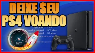 Como Aumentar a VELOCIDADE da CONEXÃO no PS4 AGORA!