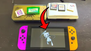 Shiny Mew - Transfer from Emerald to HOME in one continuous take!