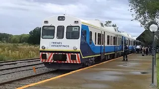 TREN A PINAMAR 2021 - Estación Divisadero y coche motor CAF 593