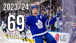 Auston Matthews ALL 69 Goals (2023/24 Season)