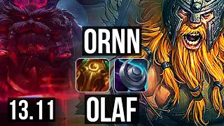 ORNN vs OLAF (TOP) | 5/1/5, 300+ games | KR Master | 13.11