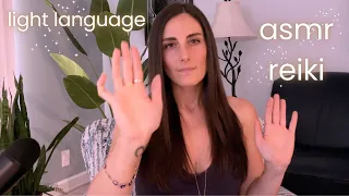 Holy Fire Reiki ASMR & Light Language | Energy Healing, Soft Spoken, Hand Movements, Singing