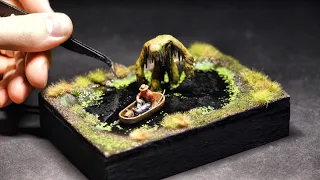 Don’t Sleep in a Swamp | Skunk Ape Diorama