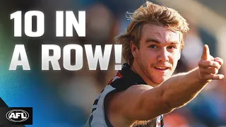 Best moments from Port Adelaide's 10 game winning streak!