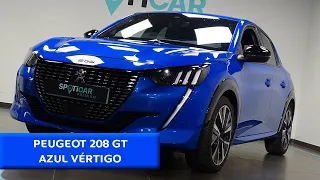 PEUGEOT 208 GT AUTOMATICO 130 CV - AZUL VERTIGO