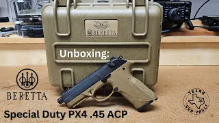 Unboxing: Beretta PX4 Storm Special Duty