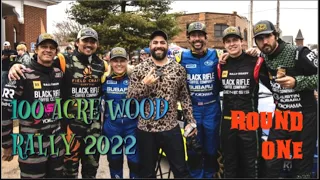 100 ACRE WOOD RALLY 2022 WITH NEW BLACK RIFLE COFFEE TEAM! ROUND 1