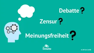 #Debattenkultur: Was bedeuten Begriffe wie Meinungsfreiheit und Zensur?