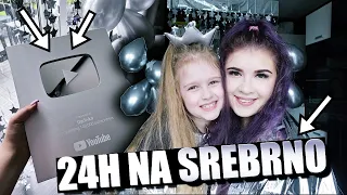 24H NA SREBRNO 💜 OTWIERAMY NASZ SREBRNY PRZYCISK OD YOUTUBE 💜