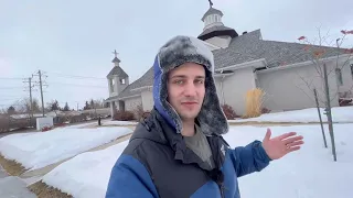 Круте місто між Калгарі та Едмонтоном | Я знайшов українську церкву