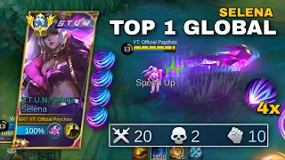 SELENA STUN SKIN IS FINALLY BACK + MVP GAMEPLAY WITH 20 KILLS🔥 | TOP 1 GLOBAL SELENA