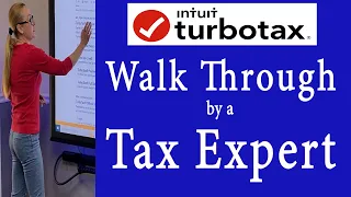 TurboTax 2023 - How to file your taxes online. Tutorial, walkthrough. Income taxes due April 2024