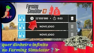 COMO TER DINHEIRO INFINITO NO {FARMING SIMULATOR 2016 ?} SEM USAR APPS...