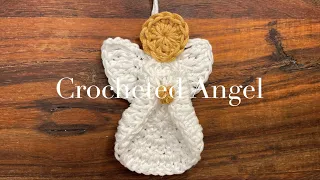 Crochet Angel Ornament for Christmas Tree 👼 20-Minute Step-by-Step Tutorial ⭐ Hæklet Jule Engel 🧶