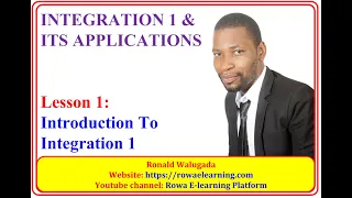 1-INTRODUCTION TO INTEGRATION 1