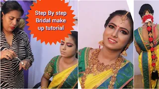 Step By Step Bridal Make up & Hair Style Tutorial with Product Details