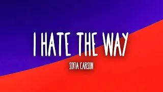 Sofia Carson - I Hate The Way (Lyrics) From Purple Hearts