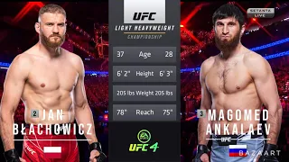 JAN BLACHOWICHZ VS MAGOMED ANKALAEV FULL FIGHT UFC 282