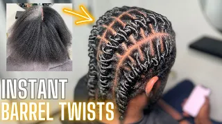 INSTANT BARREL TWIST TUTORIAL (NO LOCS NEEDED‼️)