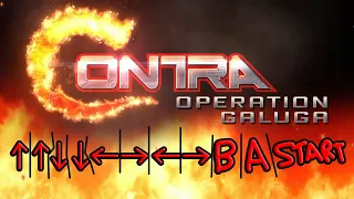 Contra Operation Galuga SECRET Konami Code 30 lives